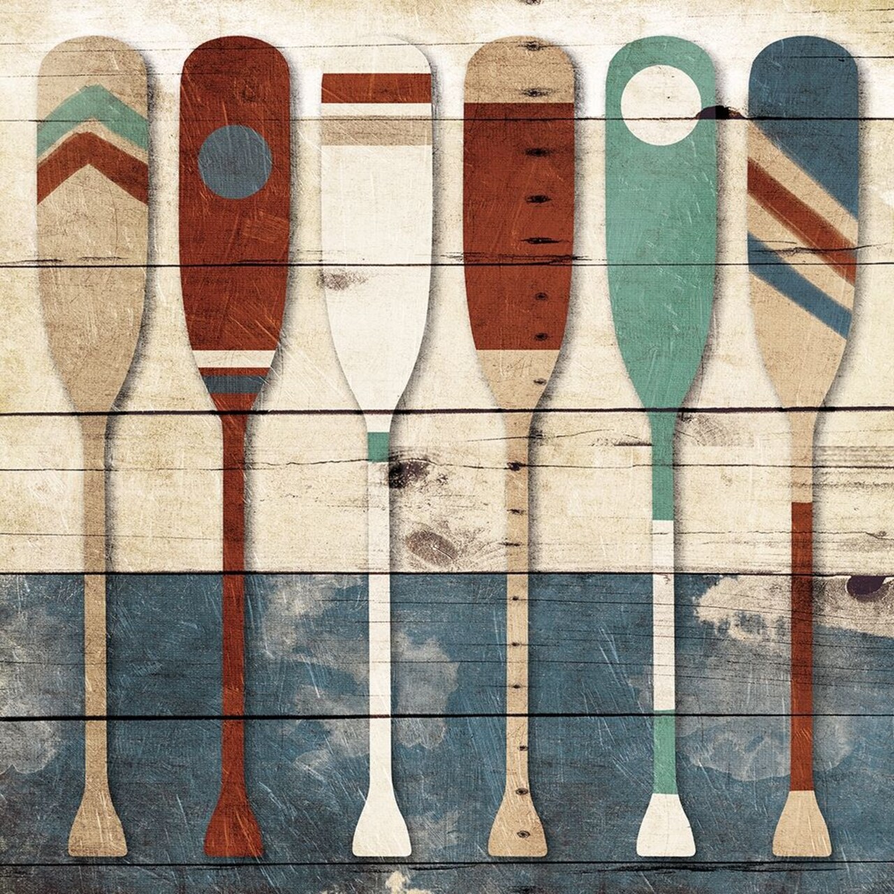 Multi Oars Poster Print by Mlli Villa - Item # VARPDXMVSQ130B